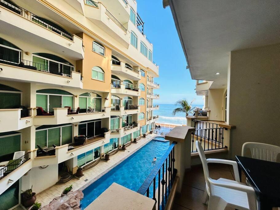 Depa Frente A La Playa By G P S Rentas Appartement Mazatlán Buitenkant foto